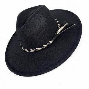 Classic Black Fedora Hat